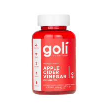 Goli Apple Cider Vinegar Delicious Gummies Vitamin B12, Gluten-Free, Vegan & Non-GMO 60's