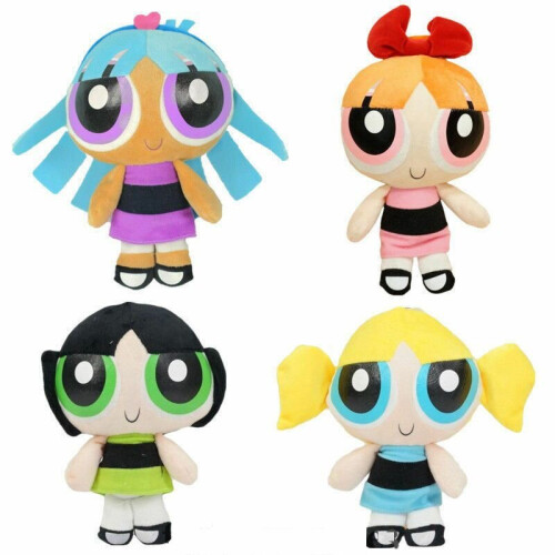 3pcs/ set Cool 1999 Cartoon Network The Powerpuff Girls Plush Toy