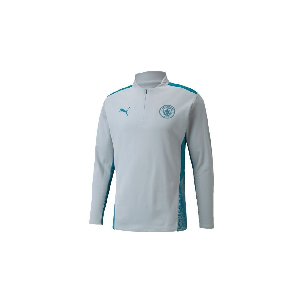 (L) Manchester City Grey ÃÂ¼ Training Top 2021/22