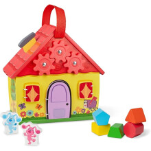 Melissa & Doug Multicolour Blues Clues & You Wooden Take-Along House