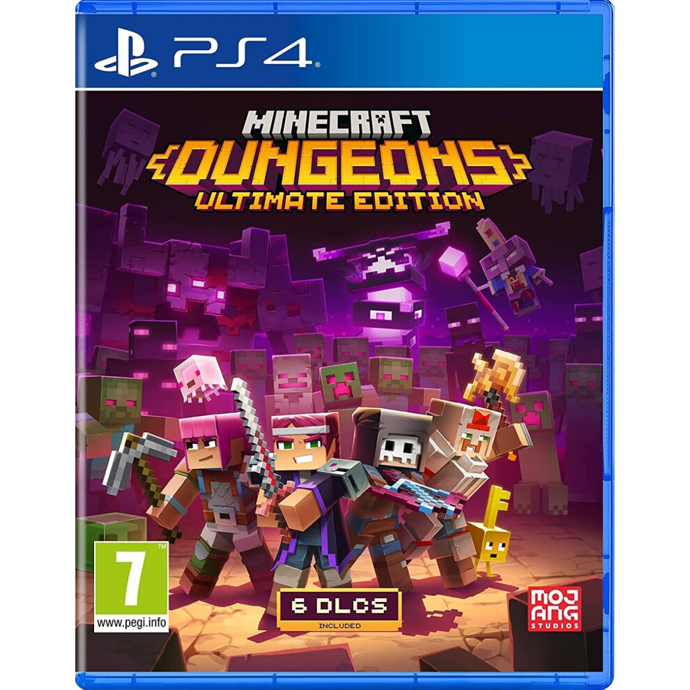 Minecraft Dungeons - Ultimate Edition | Sony Playstation 4 Ps4 | Video Game 5060760884796