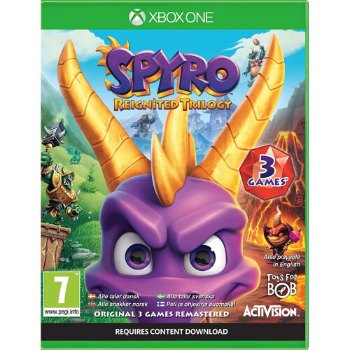 Xbox Spyro: Reignited Trilogy (Nordic Box - Multi Lang in Game) | Microsoft Xbox One | Video Game