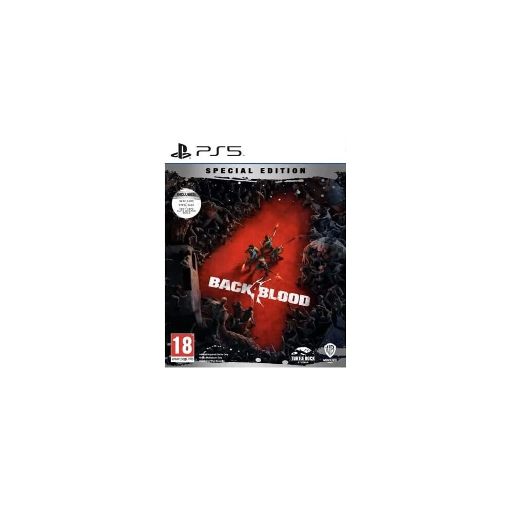 Playstation Back 4 Blood (D1 Steelbook Edition) | Sony 5 Ps5 | Video Game
