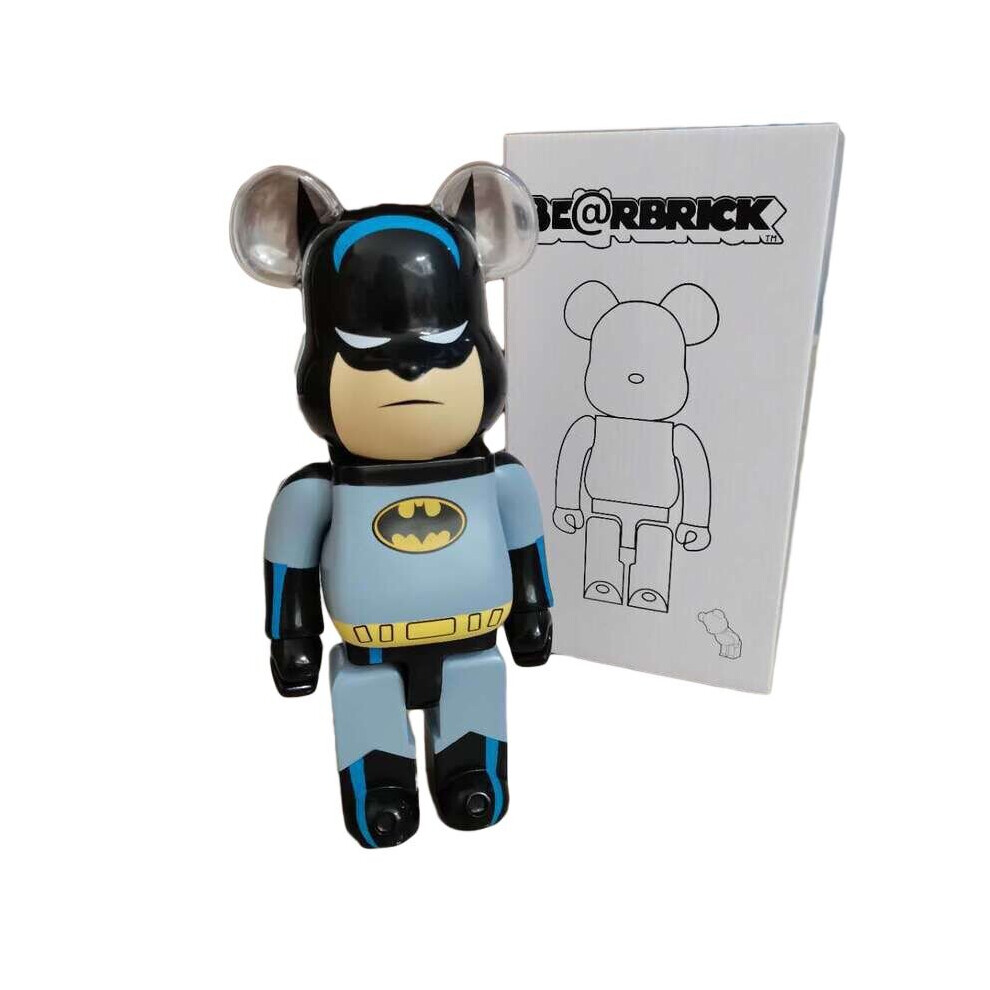 (Blue Batman) Bearbrick toy building blocks bear toy Batman the Joker Crusti