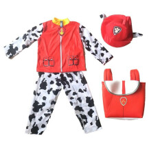 (Red, S) PAW Patrol Kids Boys Girls Marshall Chase Skye Cosplay Costume Children Party