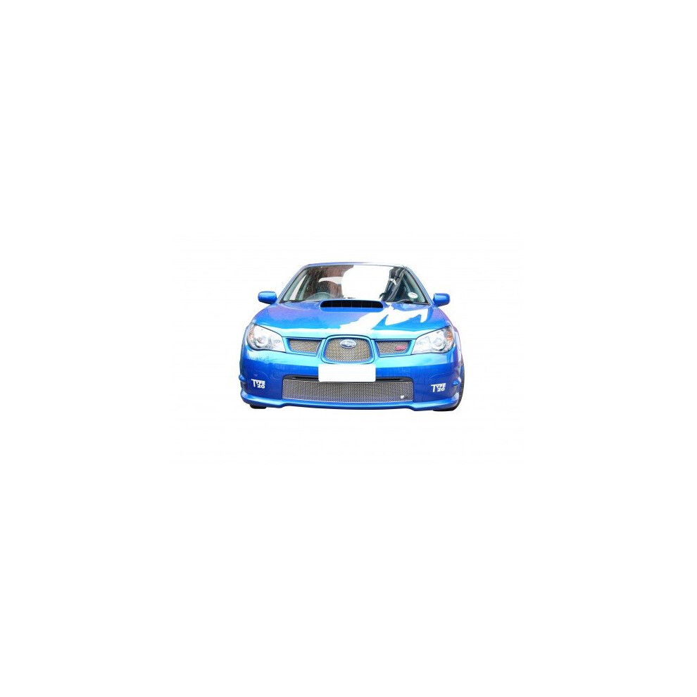 (Silver) Subaru Impreza Hawkeye - Full Grille Set (2006 To 2007) Silver 5060448593620