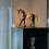 (light) Metal Three-dimensional Openwork Adonis-horse Sculpture Decorative Ornaments 2
