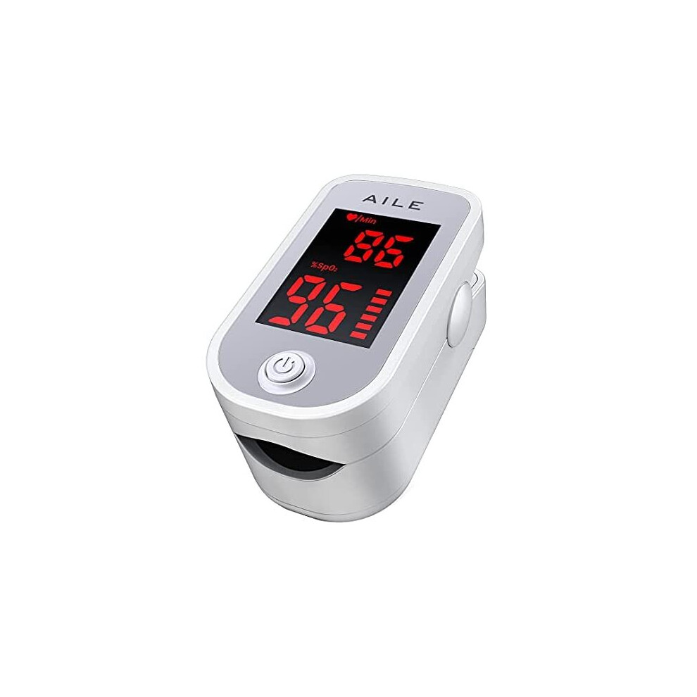 AILE Pulse Oximeter NHS Approved Blood Oxygen MonitorOximeter NHS Approved UK Oxygen Monitor Finger Adults - SpO2,Pulse-Oximeter Oxygen Sa