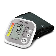 Salter Automatic Arm Blood Pressure Monitor For Home Use, Irregular Heartbeat Detector, Hypertension Indicator - Based on World Health Organisati
