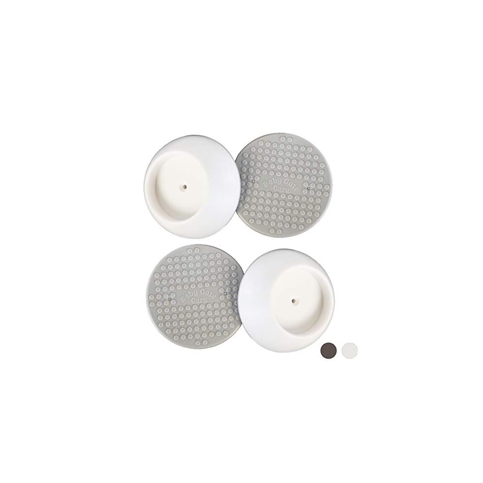 Baby Gate Guru Small Wall Protector 4 Pack - Cup Pads to Guard Your Walls from Pressure Mounted Baby Gates, Pet Gates, Safety Gates, Shower Curta-image-OPC-P8NHMNV-NEW