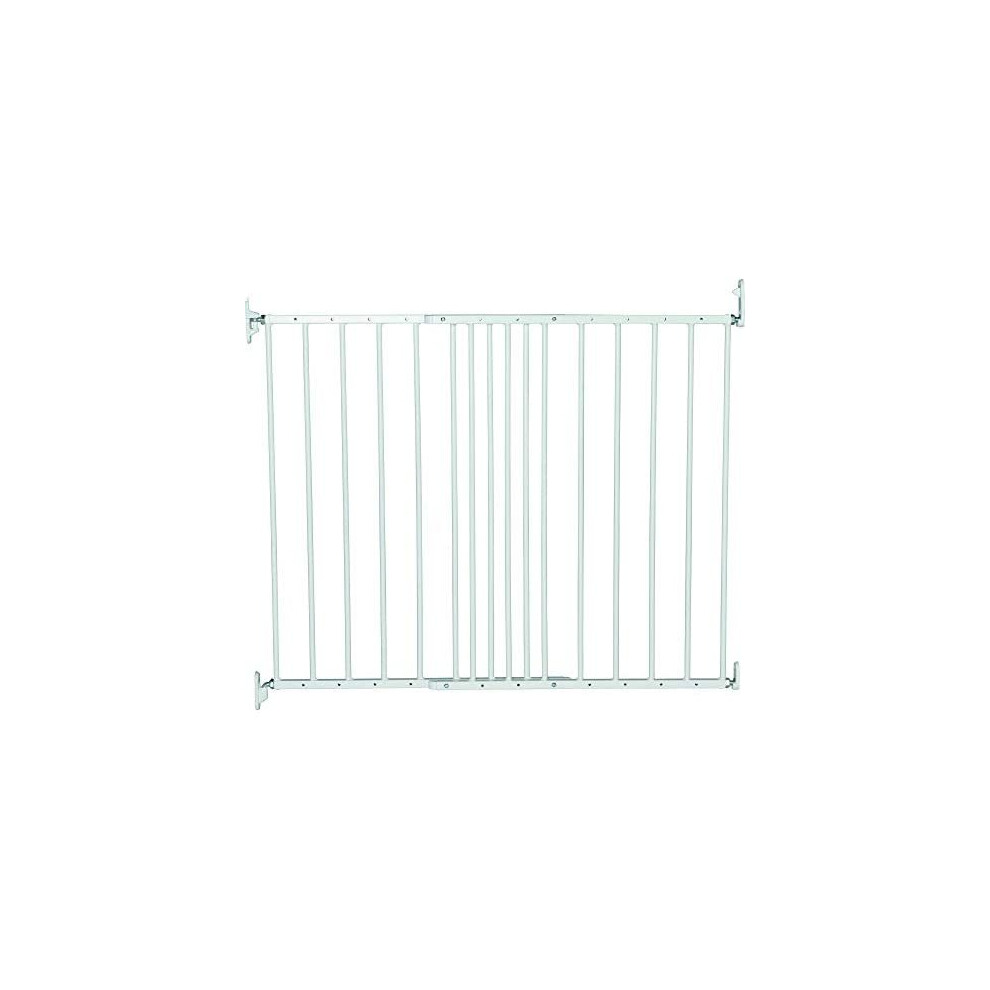 Babydan Copenhagen Extending Metal Safety And Stair Gate. Fits Spaces White. Multi Use. Made In Denmark, White, 62.5Cm - 106.8Cm