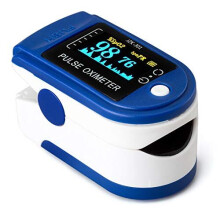 Finger Pulse Oximeter With LED Display, Oxygen Saturation Monitor, Portable Heart Rate Monitor Fingertip for Adult and Child, Spo2 Pulse Rate Alar