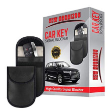 New Horrizon Faraday Pouch For Car keys | 2 Pack Faraday Bag | Car key Signal Blocker Pouch | Key Holder | RFID Key Blocker Bag For Car Security |
