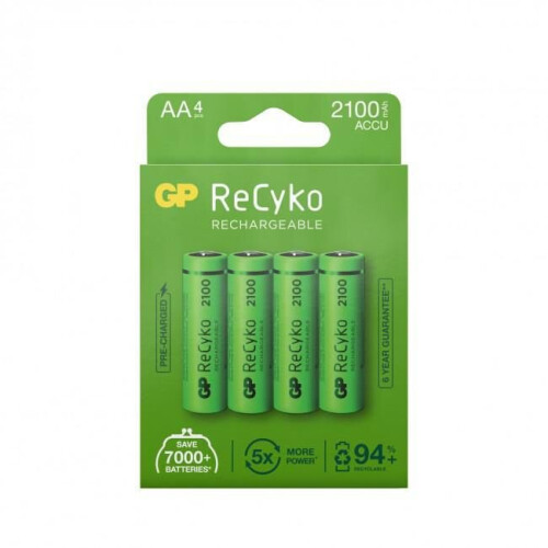 AA ReCyko GP 2100 mAh NI-MH - 4er-Pack