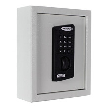 Rottner KeyTronic 20 Electronic 20-Key Cabinet with 20 Key Hooks - Compact Steel Key Safe with Advanced Digital Lock  Small & Lightweight (6.4 kg)