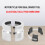 Motorcycle Fork Seals Driver 39mm-50mm Adjustable Seal Driver Tool 5