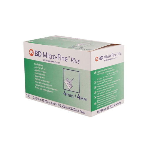 BD BD Micro-Fine Plus Insulin Pen Needle 32G 4 mm 100's
