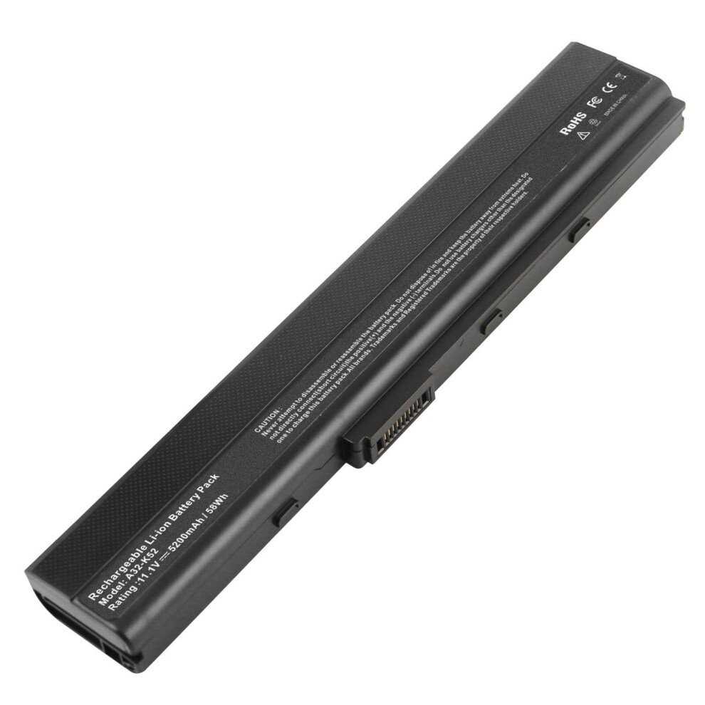 FUTUREBATT Laptop Battery for Asus A31-K52 A32-K52 A41-K52 A42-K52 70-NXM1B2200Z 6 Cells 58Wh