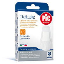 Gentle Protection for Minor Cuts: Pic Delicate Plasters Medium 19 x 72 mm 20's