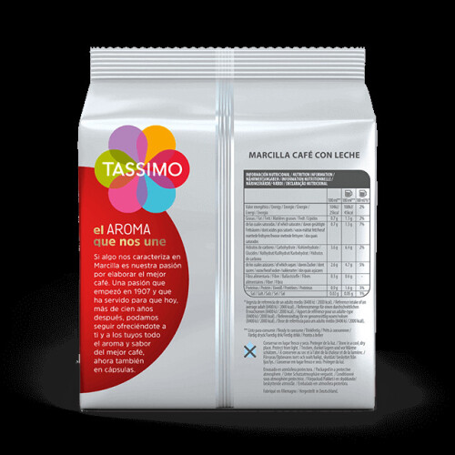 Tassimo Tassimo Marcilla Café Con Leche Capsules | 80 Capsules Compatible with Tassimo Coffee Maker - 5PACK 2