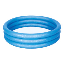 (Blue, 3 ring 183cm x H33cm) Kids Swimming Pool Water Paddling Inflatable