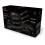 (Black Silver) 3pc Frying Grill Pan Aluminium Non Stick Coating 1