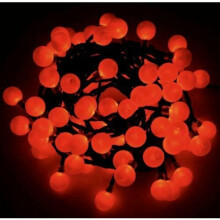 (200 - Red) GEEZY LED Christmas Berry Ball Fairy String Light With Timer and 8 modes Indoor & Outdoor Decoration