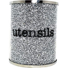 Utensil jar storage box cannister Sparkle Ornament Bling Crushed Diamond