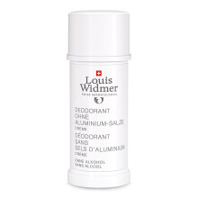Louis Widmer Deodorant Cream 40ml | Aluminium Free Natural Odor Protection Cream | Long-Lasting Antiperspirant Alternative | Underarm Care