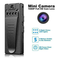 1080P HD Video DVR IR Night Mini Body Camera Black