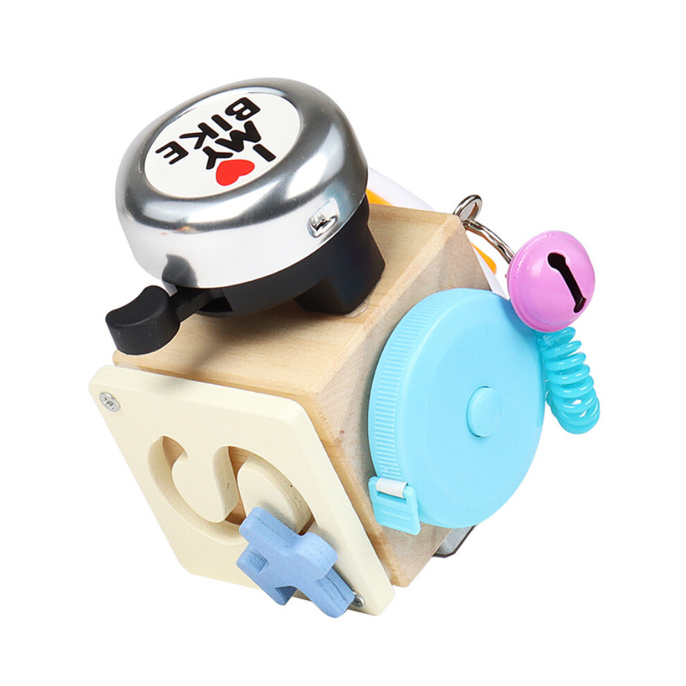(Music) Baby Busy Cube Activity Fidget Educational Train Skills Sensory Kids Toy