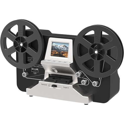 8mm & Super 8 Films Digitizer Converter Film Scanner Converts to MP4