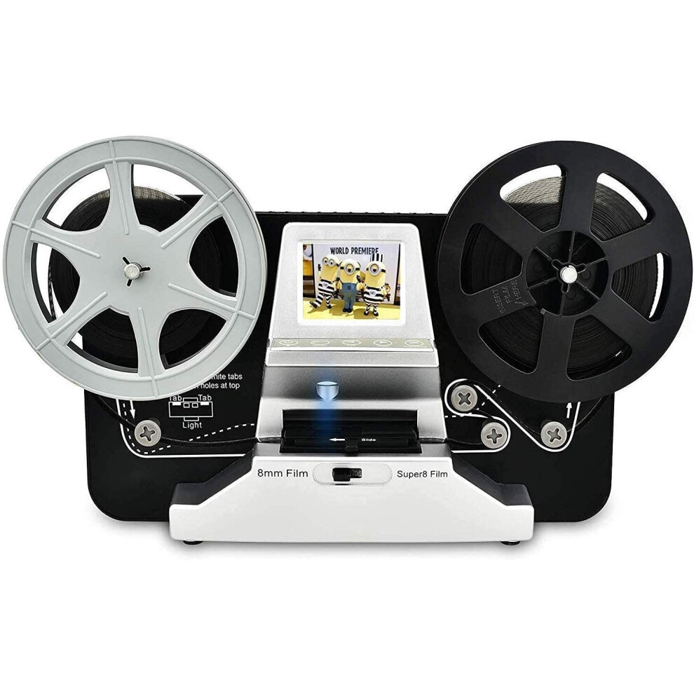 8mm & Super 8 Films Digitizer Converter Film Scanner Converts to