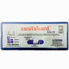 Sanitabant Blue Plasters 100's, Sterile plasters, Assorted sizes