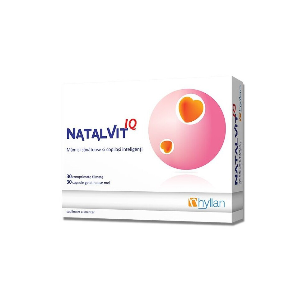 Natalvit IQ, 30 tablets + 30 capsules, Hyllan