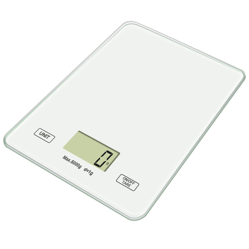 (White) Digital Kitchen Scales LCD Electronic Display