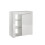 (White) Modern Matt Gloss Buffet Sideboards Display Cabinets with LED Lights 3