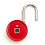 (Red) Smart Fingerprint Padlock Keyless Pad Lock 9