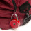 (Red) Smart Fingerprint Padlock Keyless Pad Lock 12