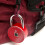 (Red) Smart Fingerprint Padlock Keyless Pad Lock 13