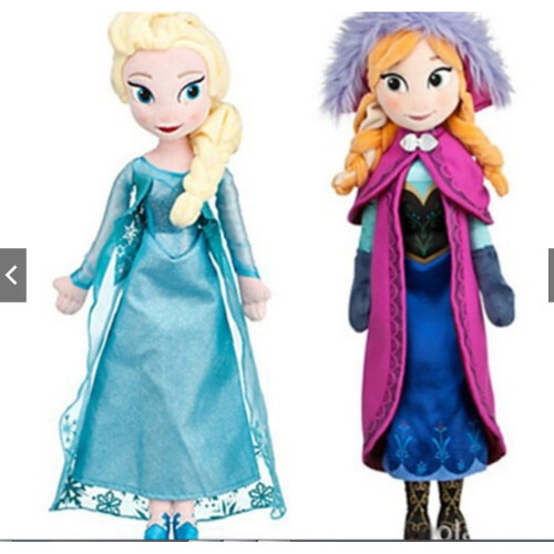 2pc Disney Frozen Fever Elsa And Anna Plush Dolls kid fun new on OnBuy