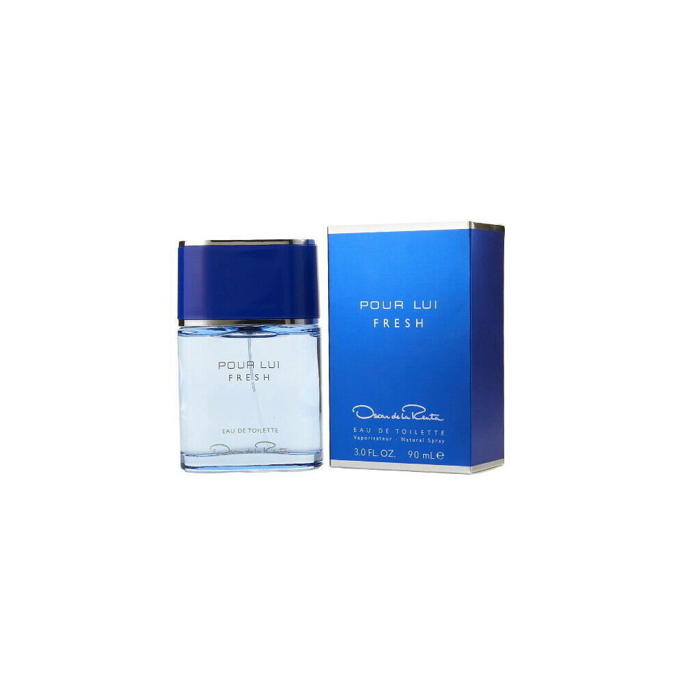 Oscar Pour Lui Fresh by Oscar de la Renta EDT Cologne 3 oz for Men