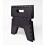 Folding Step Stool Foldable Plastic Kitchen Multi Purpose Small Black 4