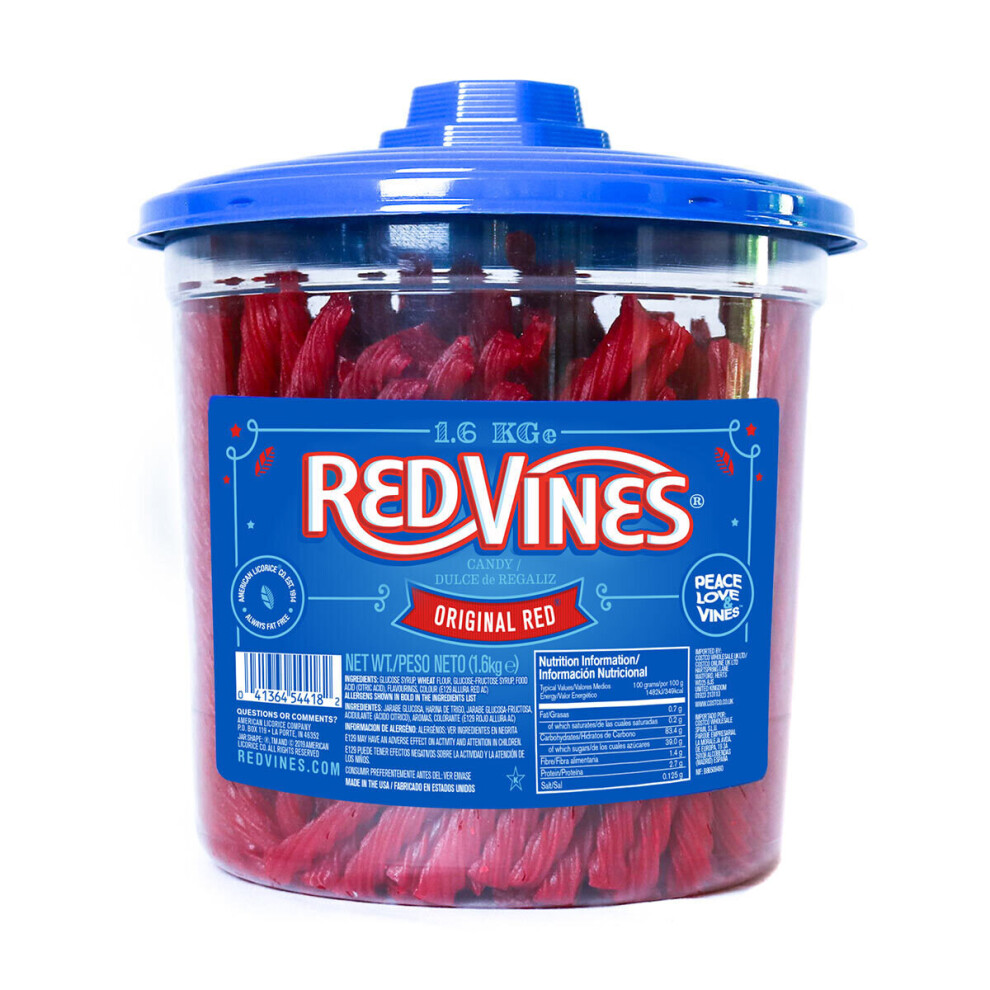 Red Vines Original Twists Soft & Chewy Texture1.6kg