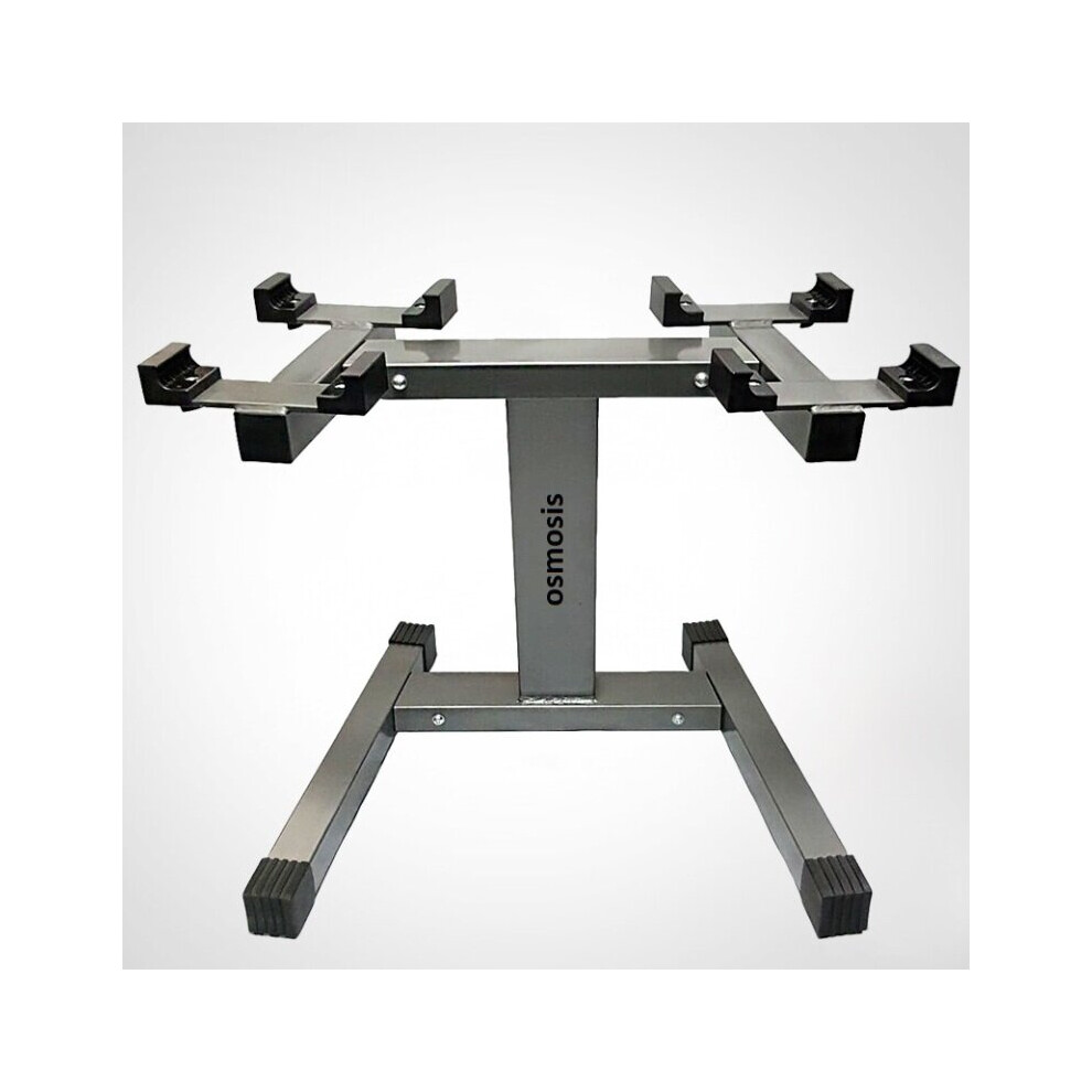 ( Adjustable Dumbbells Rack Only) 2x 32KG Adjustable Dumbbells & Stand Rack home Gym