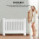 111cm Medium Radiator Cover MDF Slat Heating Grill Guard Top Shelf 10