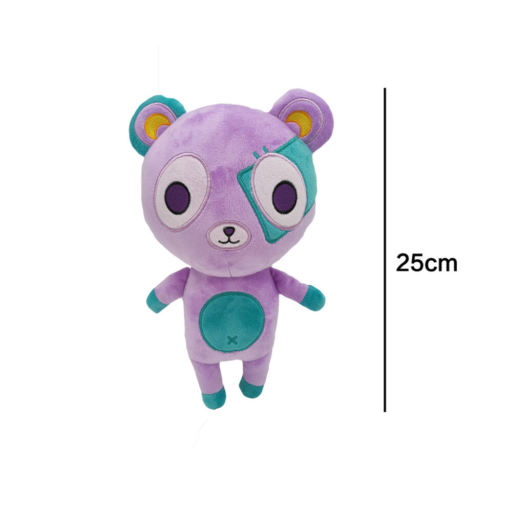 (Lunar) 25cm Ranboo Funneh Plush Toy Stuffed Teddy Doll Kids Gift