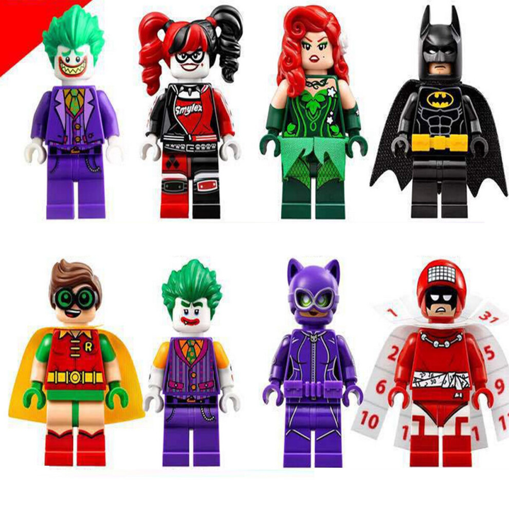 8PCS Super hero Minifigure Fit Lego Building Block Kids Toy UK