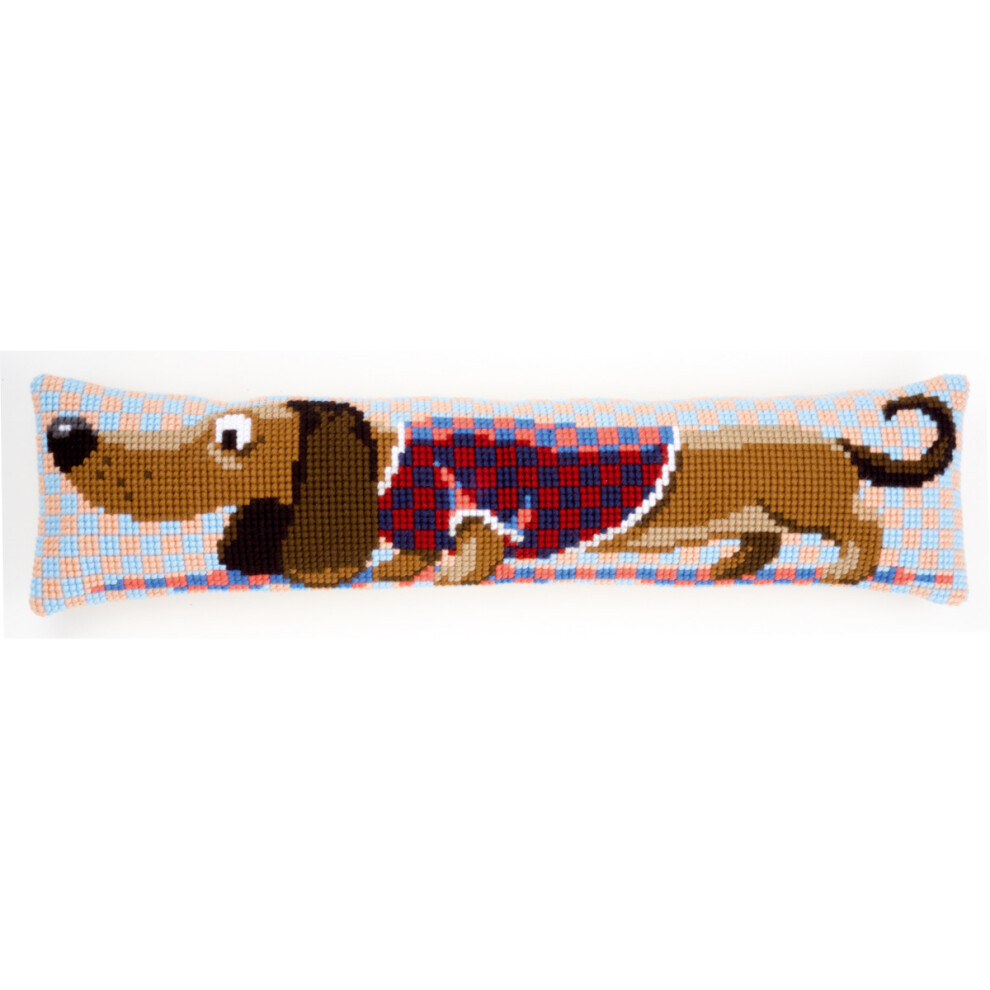 Vervaco Draught Excluder Dachshund In Jacket Cross Stitch Kit