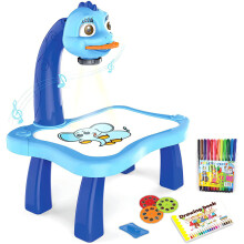 Trace and Draw Projector Toy, Art Projector, Kids Drawing Board Projector Table, Painting Drawing Table Toddler Toy Educational Drawing Playset
